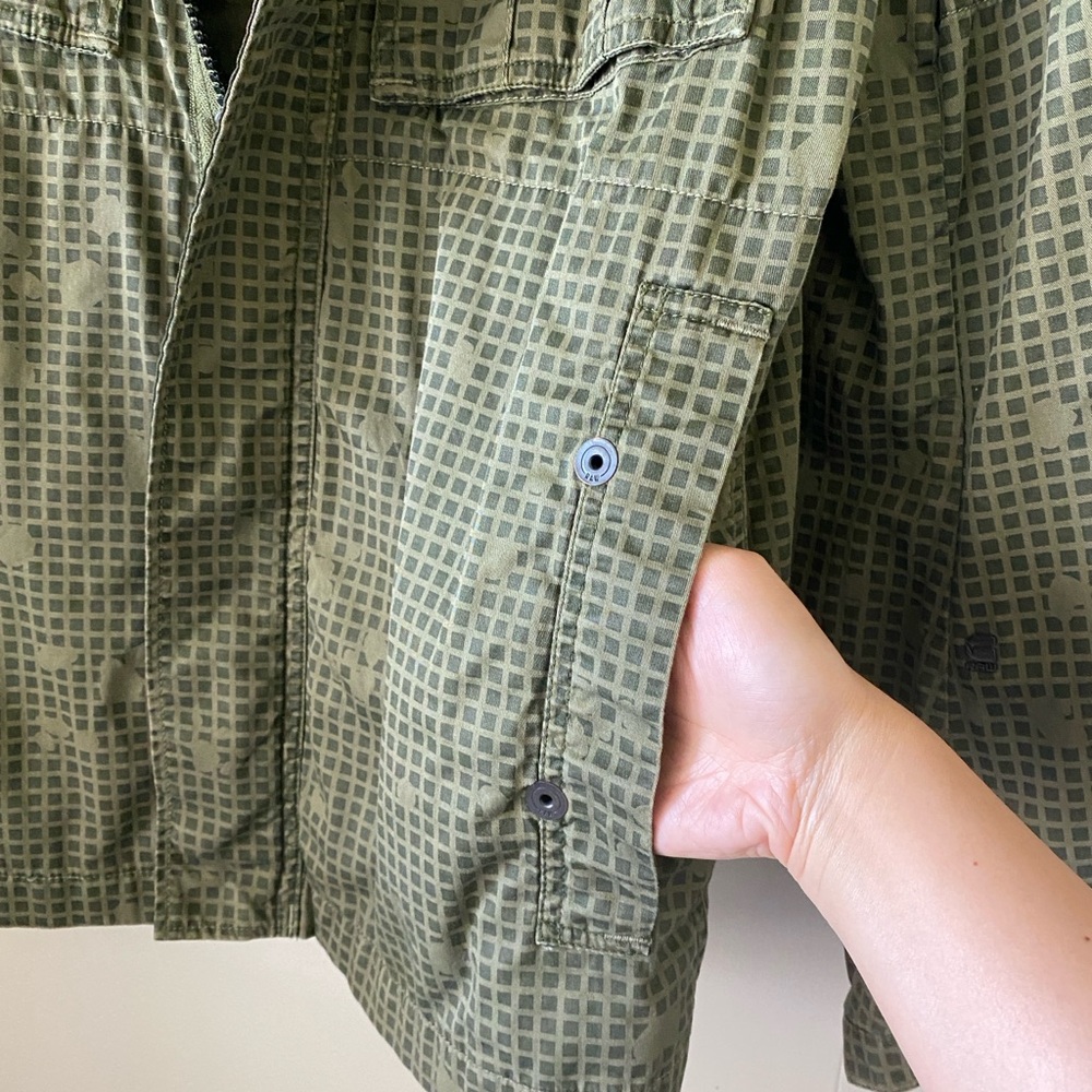 G-STAR RAW green zip jacket size M - Picture 8 of 12